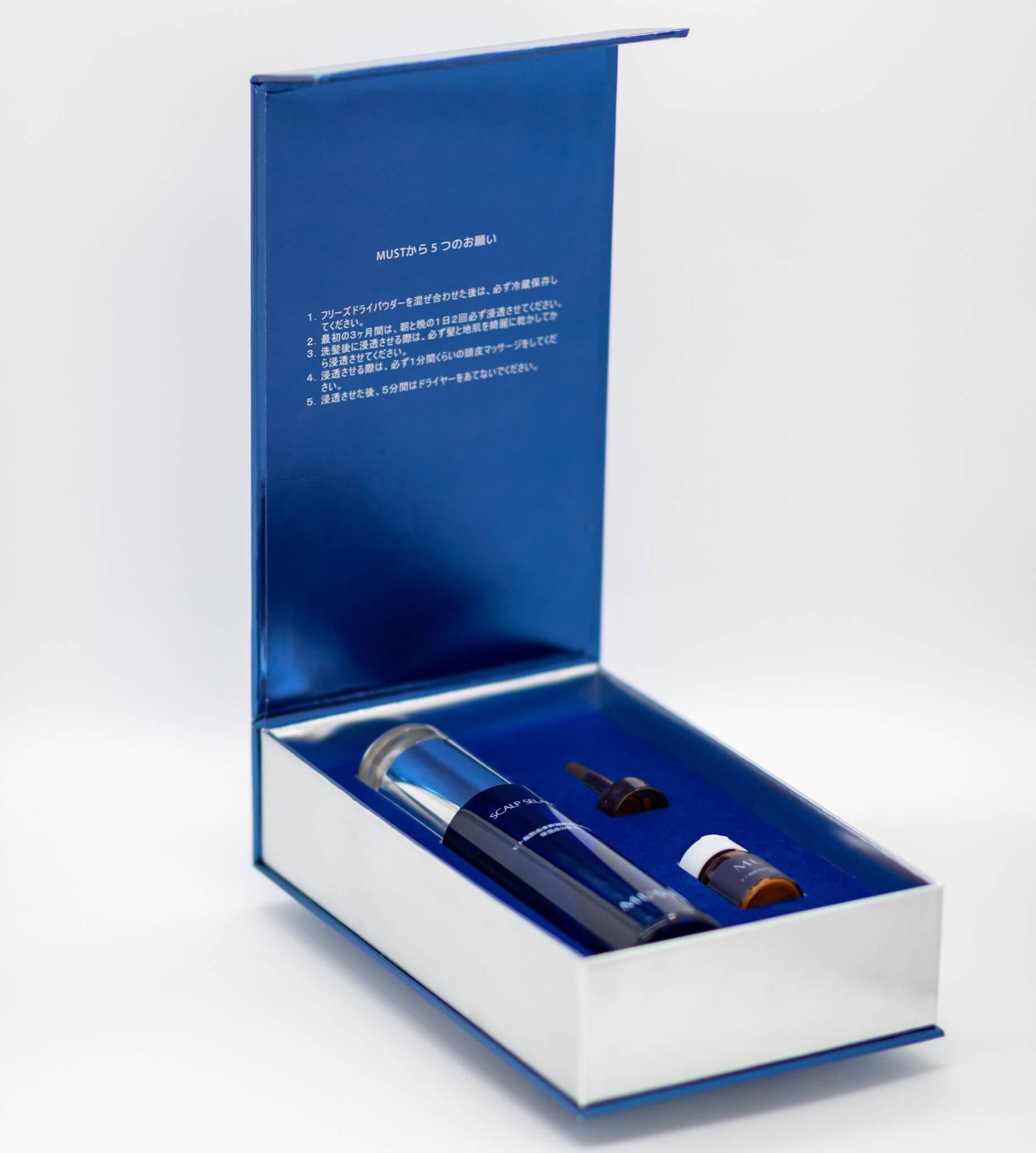 Hair & Scalp Regrow & Revive: 1-Month Freeze Dried "Special Car" Scalp Serum & "Frozen Rich" Stem Cell Essence Powder